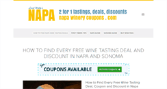 Desktop Screenshot of napawinerycoupons.com